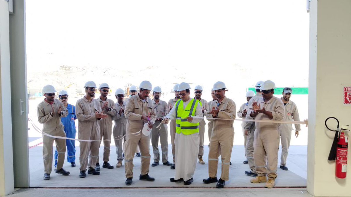As part of our ongoing commitment in ICV and  growth, SAS director and the CEO, today they inaugurated the new Blasting &amp; Painting Unit at our Nizwa Workshop.