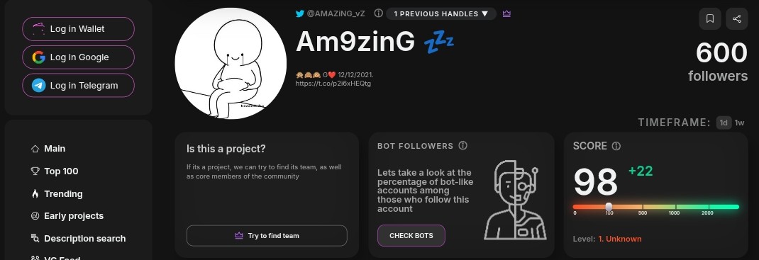 AMAZiNG_vZ's tweet image. Excellent news ! +22 @TweetscoutApp

I only need 2 more points to reach 100 ! 

The daily bonus, which is increasing from 10 to 20 points, will significantly improve my GMT portfolio 

We&apos;ll get there ! 👊

#Bitcoin #Web3 #GoMining
