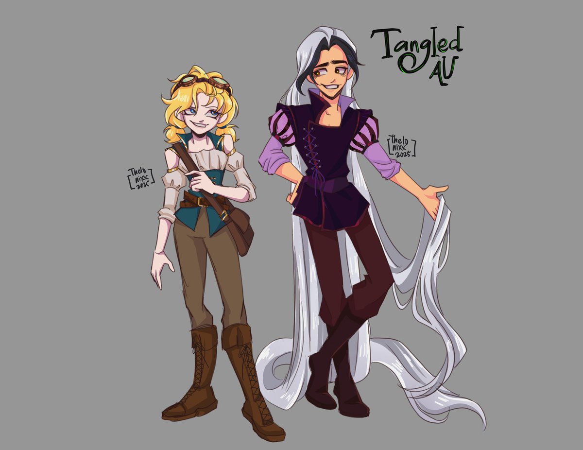 Thelonixx_'s tweet photo. Tangled AU

#talenny #inspectorgadget #inspectorgadget2015 #fanart #Tangled #characterdesign https://t.co/YgT3iU5ryr