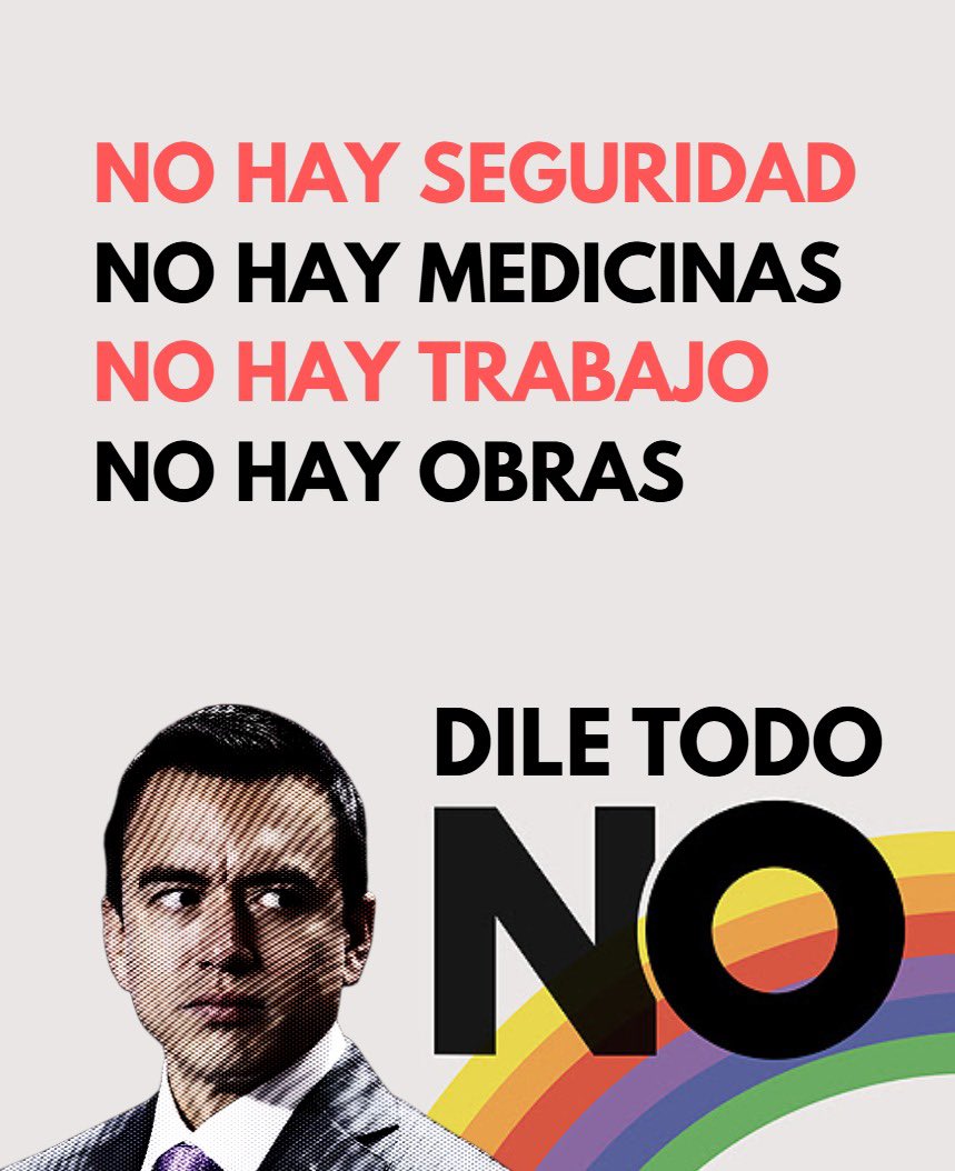 🔴 NO, porque el problema no es la Constitución, es la falta de gestión y ejecución. #TodoNO