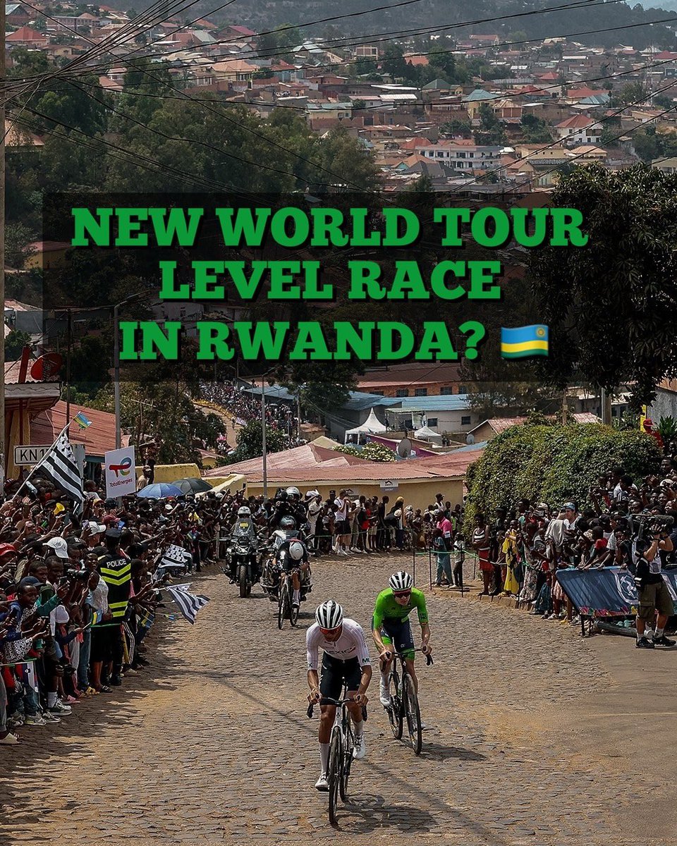lucxsronald's tweet photo. Rwanda wants to launch a brand-new WorldTour level cycling race starting in 2027…

Do you support it of no? 🇷🇼 https://t.co/9QAMP6P4Hv
