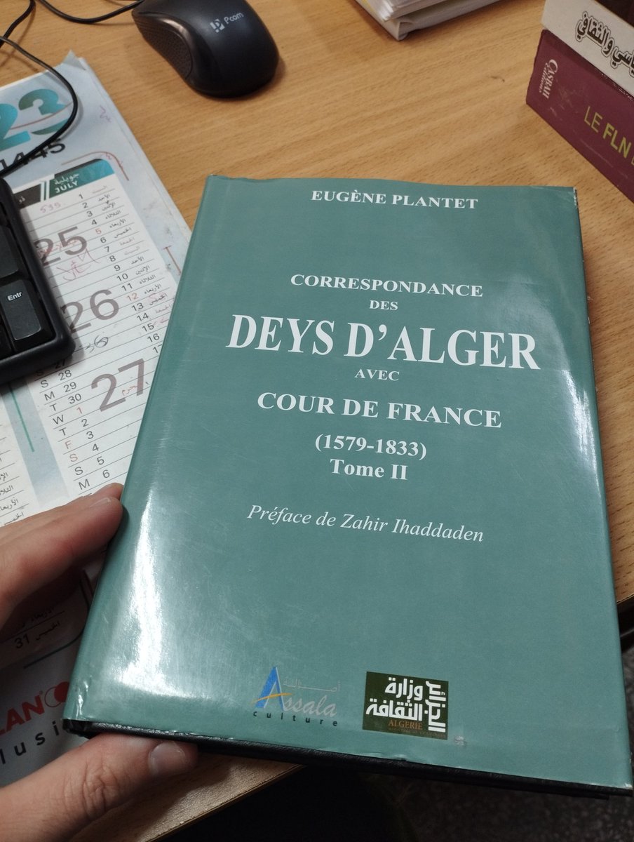 IZenaf's tweet photo. Correspondance des deys d'Alger avec cour de France. (1579-1833).
_
L'histoire est déjà écrite 🇩🇿
Tout est conservé. 
#Algérie https://t.co/OsML8SgIoW