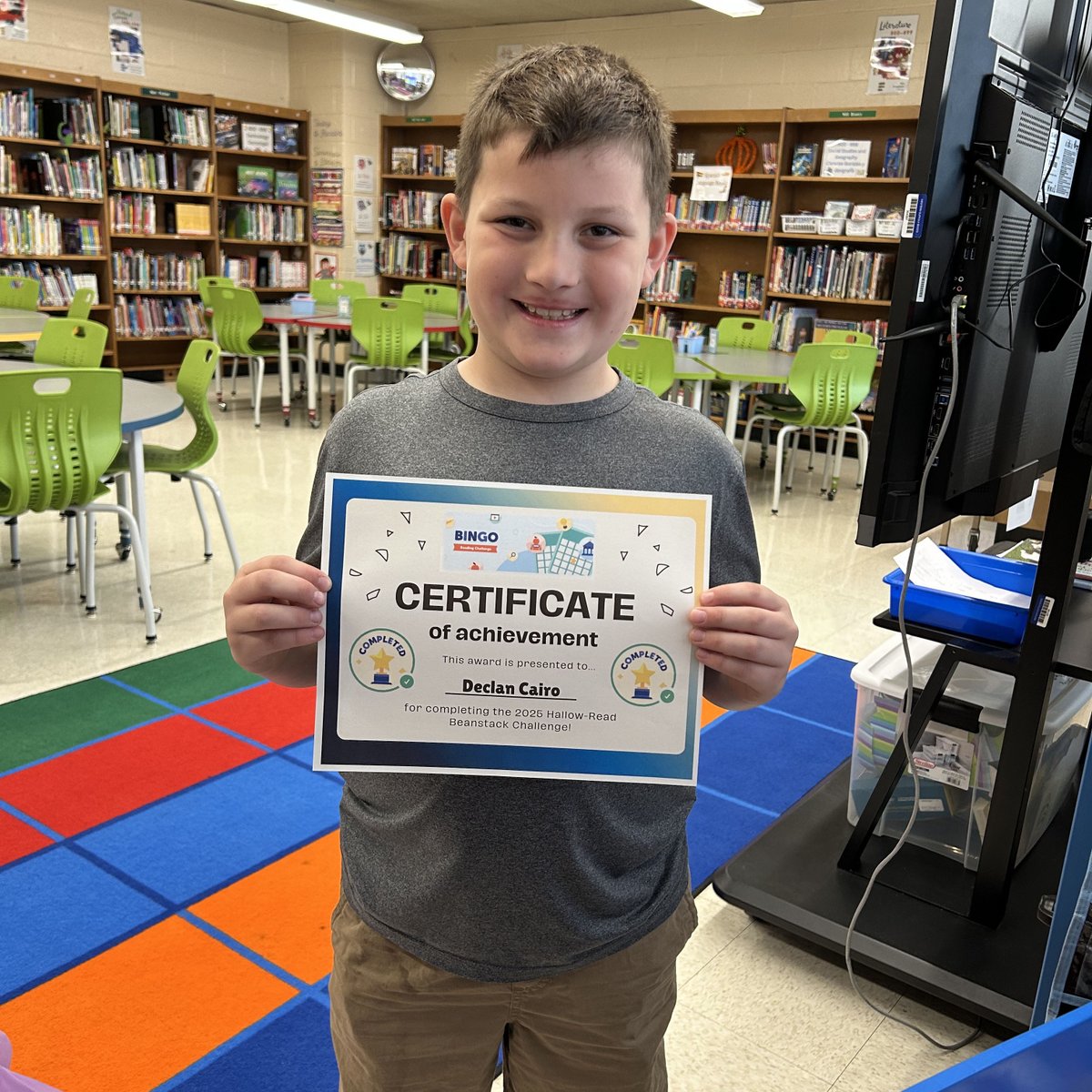 LUFSD_Libraries's tweet image. Reading treats, no tricks! Congrats to three amazing Albany students for completing the Hallow-Read Beanstack Challenge. They tackled tons of reading activities to earn a prize! @LindenhurstUFSD  #LUFSD