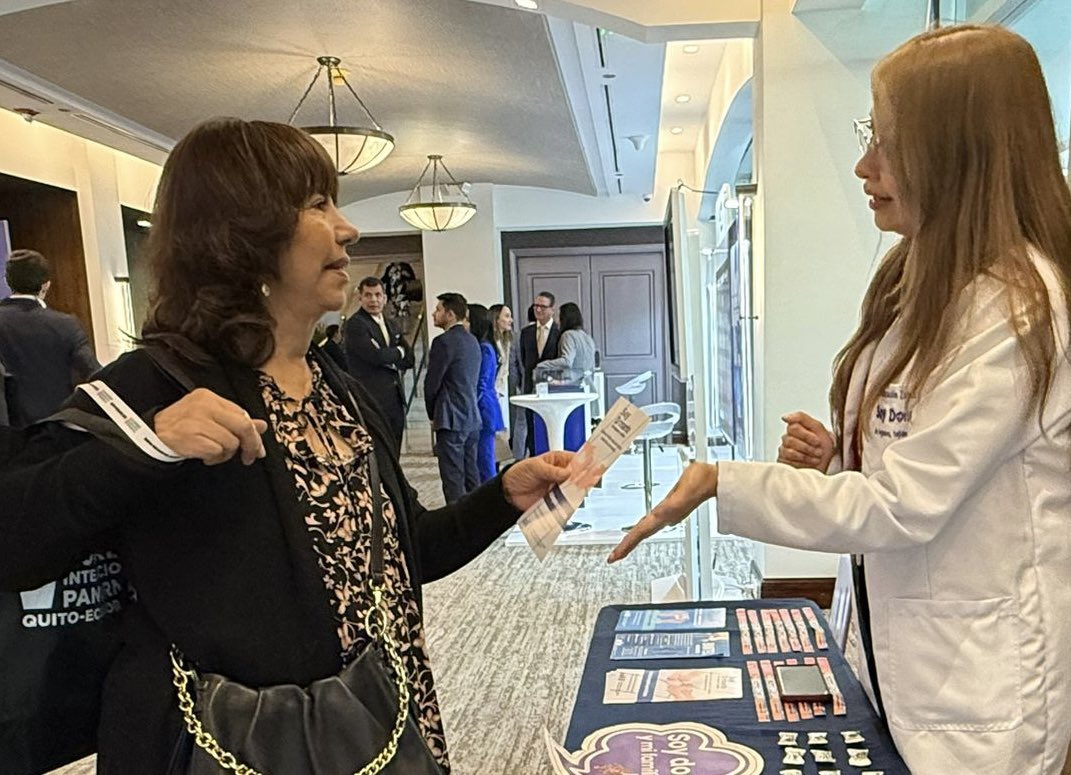 Desde el V Congreso Internacional PANCORNEA, el INDOT participa con un stand informativo en el Hotel Marriott de Quito.

En este espacio, compartimos con profesionales de la salud y la ciudadanía información sobre los procesos de donación y trasplante de tejidos oculares,