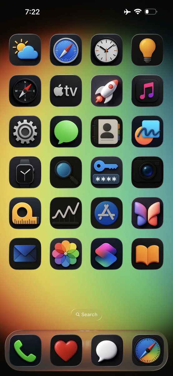 Ahmadansari2233's tweet image. 🎉💥Hello Guy&apos;s here I present My #iOS #iOS18 #iOS26 icons Call Dark iOS Icons Pack 
get it here ⬇️ ⬇️ ⬇️ 🎉💥

 #darkiosicons

bit.ly/darkiosicons

Design More Than 400+ Beautiful Dark iOS Icons including 

1 - inbuilt iOS Icons = 133
2 - Utilities Icons= 142
3 - Social…