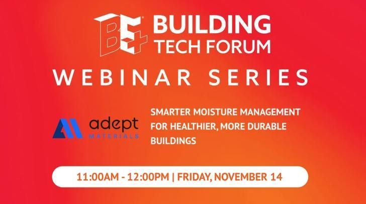 NYGreenBuilding's tweet image. Smarter Moisture Management for Healthier, More Durable #Buildings, Online, November 14, 11am - 12pm ET buff.ly/Ila198E @BuiltEnvPlus #moisture #humidity #humidification #dehumidification #building #construction #health #IAQ #HVAC #architecture #design #greenbuilding