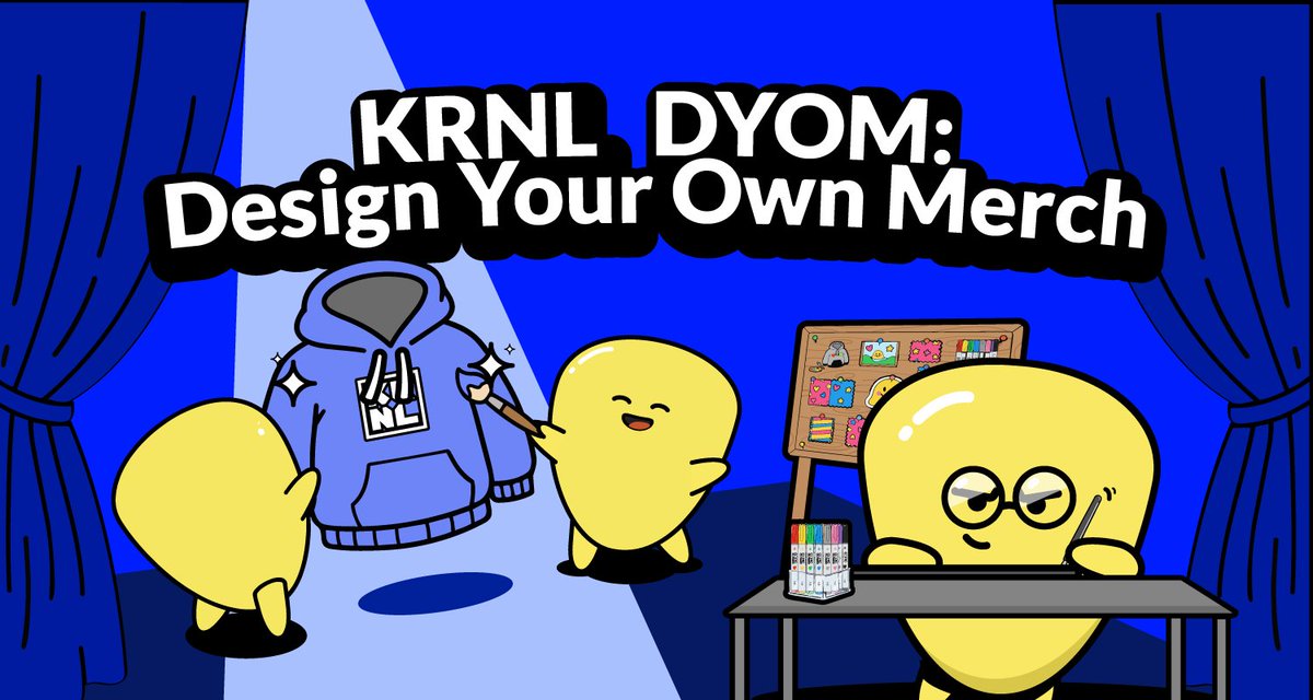 KRNL_xyz's tweet image. 🎨 KRNL Bounty Hunt: Design Your Own Merch

Here&apos;s your chance to design the official KRNL drip.

How to enter?
🔹Create your design on a black or white t-shirt.
🔹Drop the link to your best artwork in the replies.

We’ll pick the cleanest designs to turn into official KRNL…