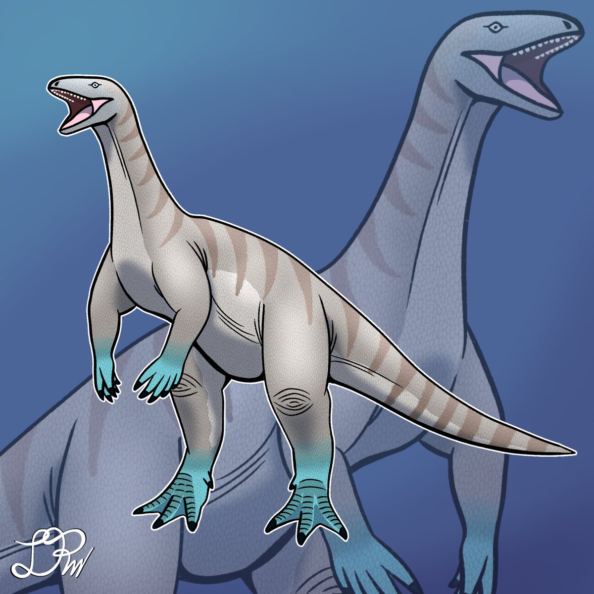 JeremyRengifo2's tweet image. Día 13 del Dinoviembre - Riojasaurus
Riojasaurus incertus, es un dinosaurio sauropodomorfo riojasáurido y...
¡Por última vez no es cuello largo, es sauropodo!
#Art #Digitalart #paleoart #dinoviembre2025 #dinoviembrefosil2025 #elfosilviviente #riojasaurus