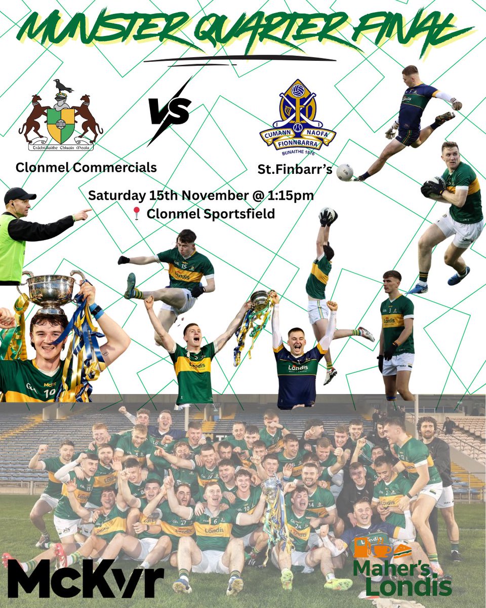 ‼️Reminder All tickets must be pre-purchased ‼️

We hope to see a huge crowd behind the lads Saturday 💪🏻

munster.gaa.ie/fixtures/munst…