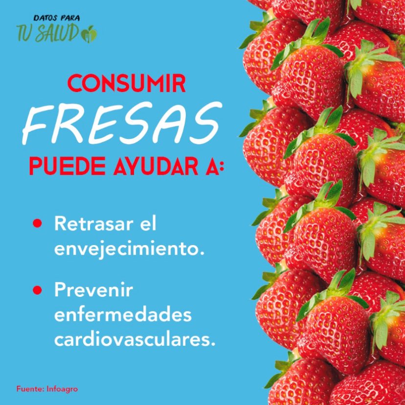LabDO_Tw's tweet image. Mira cuántos beneficios contienen las #Fresas #DatosParaTuSalud