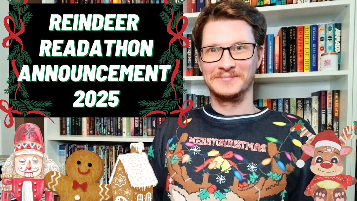 BreakevenBooks's tweet photo. We are back with the Reindeer Readathon 2025!! We are so excited to be doing this again and can't wait to see who all participates. All the information for the readathon will be listed in the video. Join up and have some reading fun this December!!

https://t.co/7JicW4AMOW https://t.co/4bXEfvoeRR