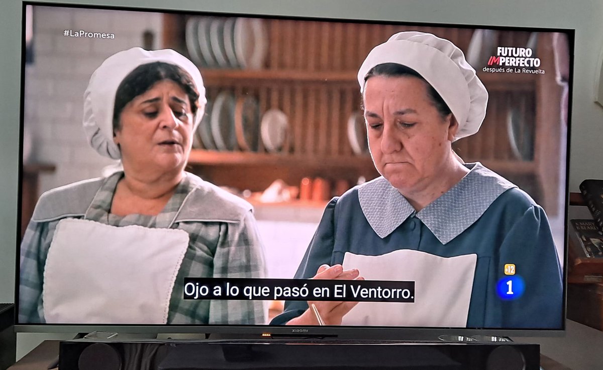 Obsérvense algunos de los subtítulos del capítulo 710 de La Promesa. Estupendos.Geniales.