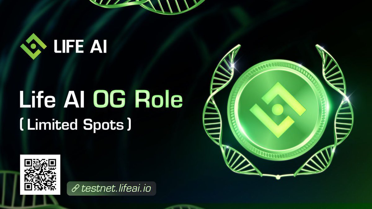 EXCLUSIVE OG Codes are live get early testnet access to <a href="/LifeNetwork_AI/">LIFE AI</a> Backed by Avalanche &amp; GenAI Fund, accelerated by NVIDIA Inception program

🎁 What you get:
✅ OG Member Status (limited)
✅ Genesis NFT
✅ Lifetime bonus rewards

How to join:
1️⃣ Airdrop page →