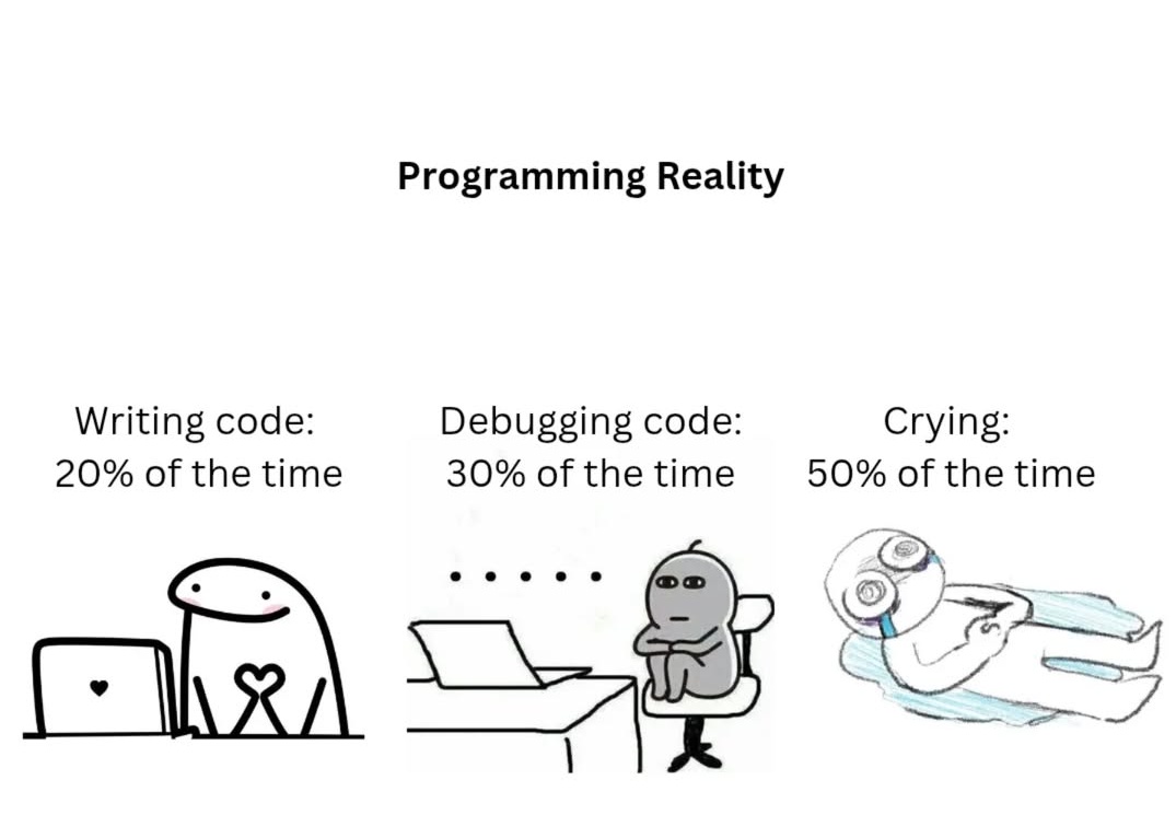 nexus_tech12's tweet image. programming reality.

#programmingreality. #code #debugging