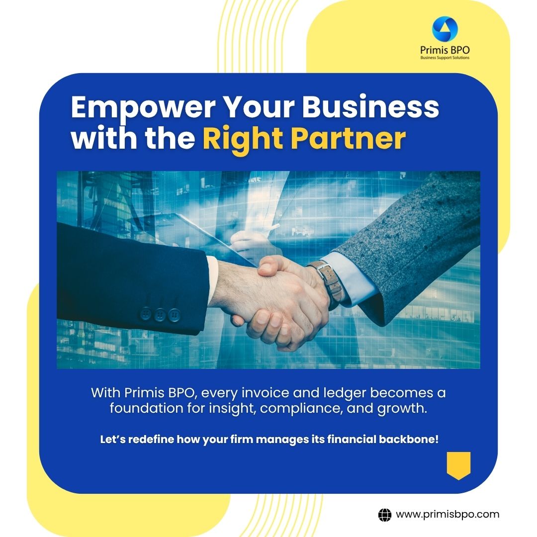 primisbpo's tweet image. 👉 𝐋𝐞𝐚𝐫𝐧 𝐦𝐨𝐫𝐞: tinyurl.com/3hab5mux.

As businesses grow, bookkeeping and invoicing move beyond simple data entry — they become the pulse that drives client trust.

At Primis BPO, we bring structure, consistency, and precision to every financial process.

#Primis