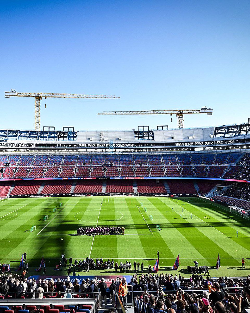 BarcaTimes's tweet image. 🚨🎖| 𝐉𝐔𝐒𝐓 𝐈𝐍: Barça have taken another huge step towards a definitive return to the Spotify Camp Nou. The Barcelona City Council has already received all the documentation required from the club to obtain the 1B license (45.000 spectators), and they will review it and…