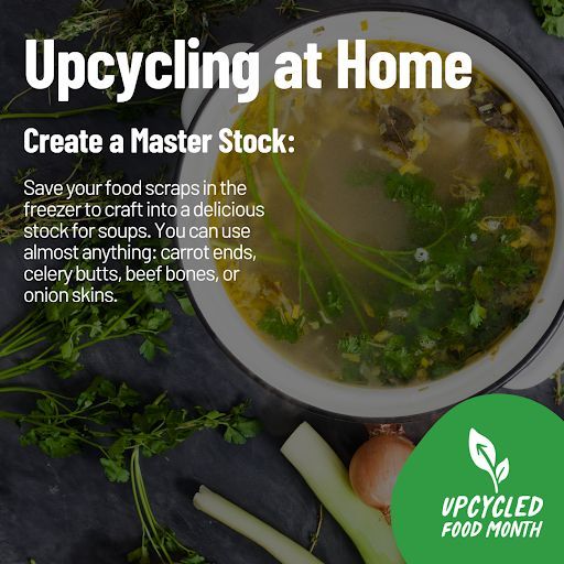 NETZRO_US's tweet image. Turning vegetable scraps into a delicious stock is one of the easiest ways to reduce your household’s food waste. Learn more about upcycling here: #UpcycledFoodMonth