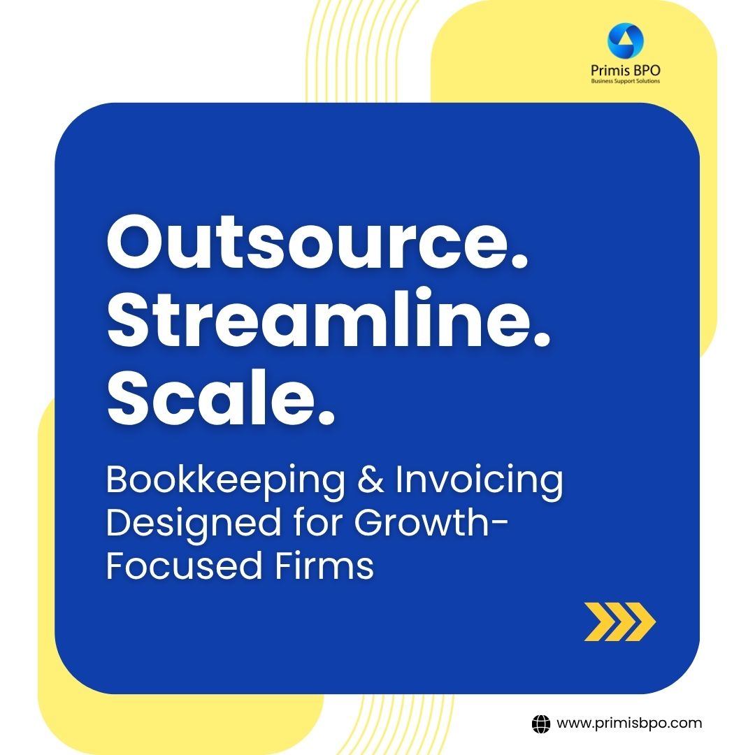 primisbpo's tweet image. 👉 𝐋𝐞𝐚𝐫𝐧 𝐦𝐨𝐫𝐞: tinyurl.com/3hab5mux.

As businesses grow, bookkeeping and invoicing move beyond simple data entry — they become the pulse that drives client trust.

At Primis BPO, we bring structure, consistency, and precision to every financial process.

#Primis