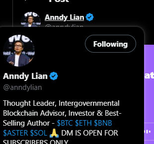 FF_Vashdelector's tweet photo. @anndylian Follow you sir 💯 https://t.co/4taG5NymJy