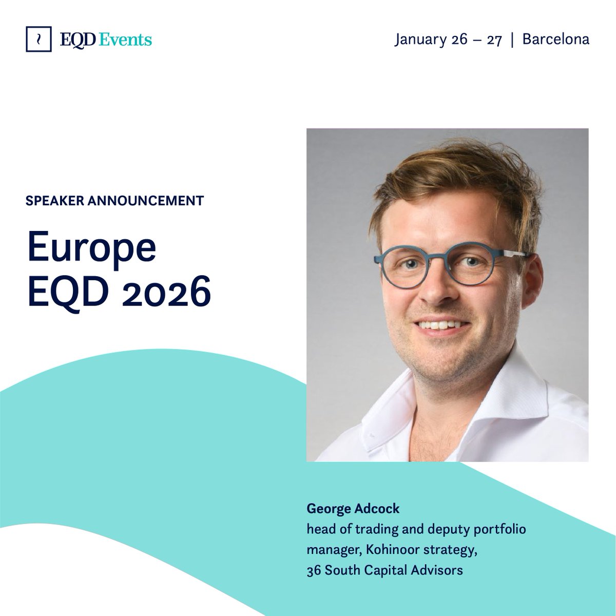 George Adcock, 36 South Capital Advisors is speaking at Europe EQD 2026 on January 26-27 in Barcelona. Reserve your spot now and save before premium rates apply: bit.ly/4dkUAtG