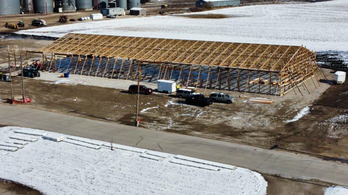 Here is an update on the Fonda seed/chemical building construction in process.

#fonda #construction #agstate