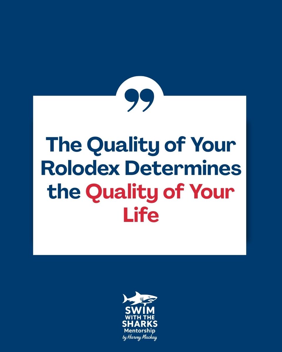 HarveyMackay's tweet image. Your network isn’t just who you know, it’s how well you engage with them. In business, relationships open doors that strategy alone can&apos;t. A well-maintained, diverse network is one of your most valuable assets.  #salesnetworking #networking #networkingsuccess #networkbuilding
