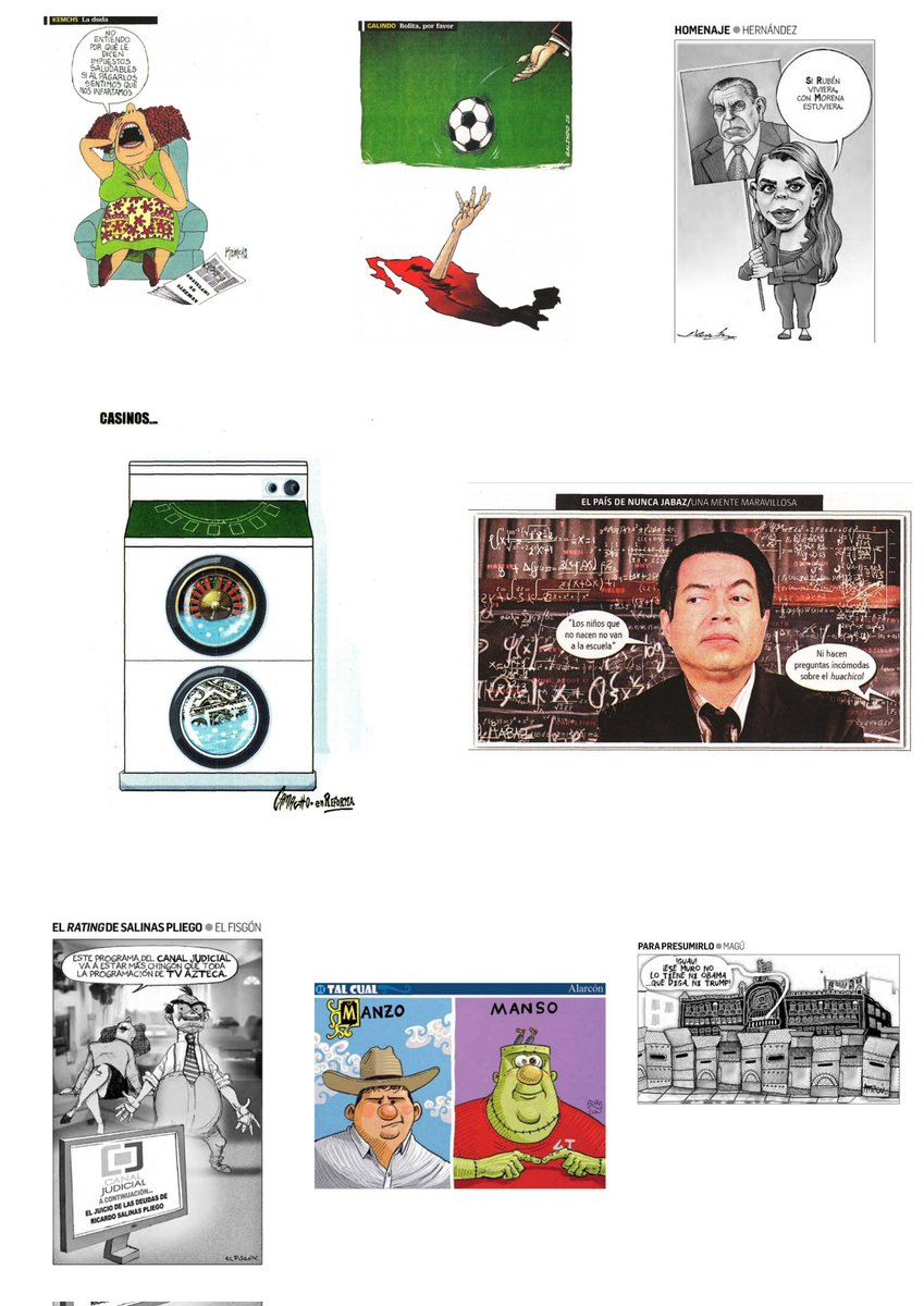 castroclemente's tweet image. Van #PrimerasPlanas 
#Portadas 
- Casinos &quot;lavan&quot; con amas de casa y jubilados 
- Sheinbaum: debatir tiempos para partidos 

Hay #monos q&apos; se pintan solos 
TT: Ricardo Salinas Pliego Nvidia #CNTE Palacio Nacional  #Oaxaca Zócalo Generación Z 

#TromposyPirinolas
#FelizJueves