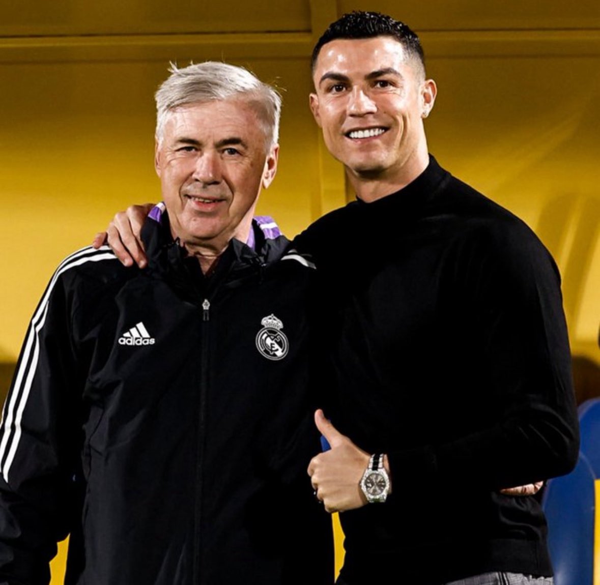 thescreenlad's tweet image. 🚨🎙️| Carlo Ancelotti: “Cristiano Ronaldo will REACH 1,000 goals for sure!"