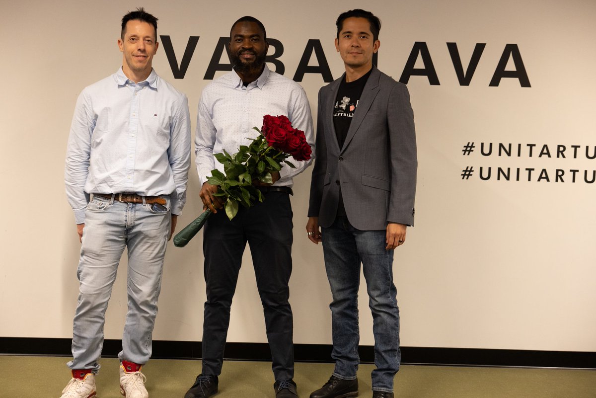 Photo with Alexandre and Rasheed