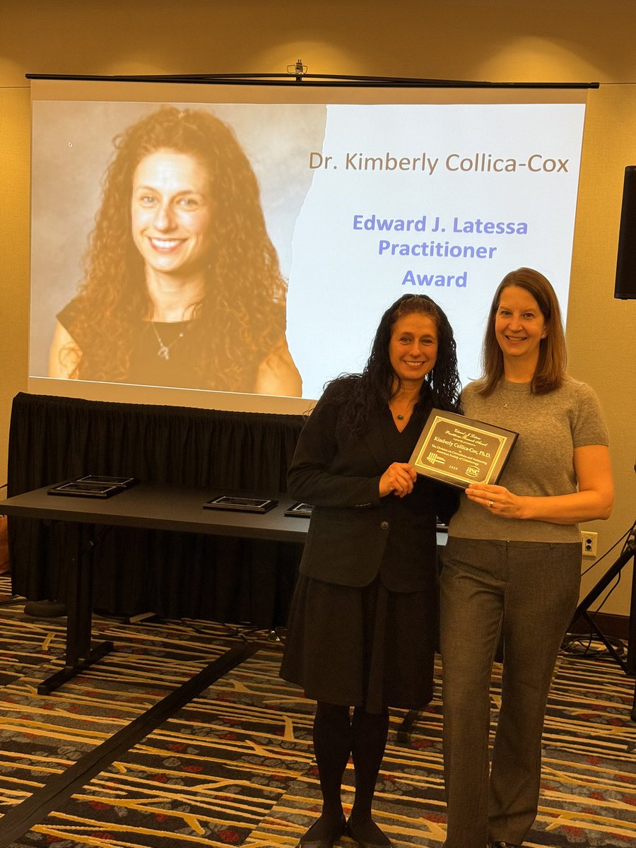 Thank you to the American Society of Criminology’s Division on Corrections &amp; Sentencing for this great honor. I am so appreciative ☺️ <a href="/PaceUniversity/">Pace University</a>  <a href="/DysonCollege/">Dyson College of Arts and Sciences</a>