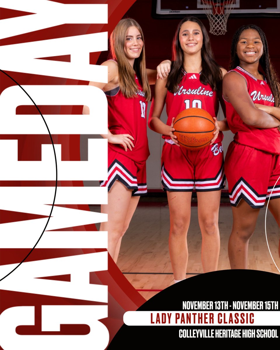 UrsulineSports's tweet photo. Tournament time for @uabasketbears!

Thursday -
🆚Colleyville Heritage
⌚️12:00pm

🆚Highland Park
⌚️6:00pm

Friday -
🆚McKinney
⌚️1:30pm https://t.co/TPmh4DCQzP