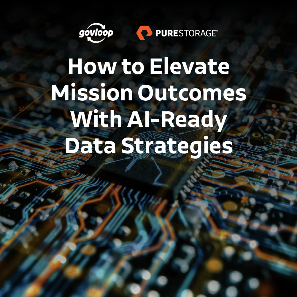 GovLoop's tweet image. Explore this quick resource with @PureStorage to discover how your agency should handle the breakneck speed of #data growth while implementing #AI initiatives, and why now is the time to take a hard look at your operational needs: bit.ly/3WA0K1D