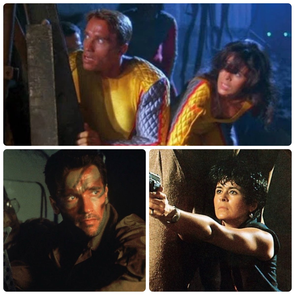 V8EexMIp4042467's tweet image. 知らなかった、、シュワちゃんが
プレデター1  レオナ刑事はプレデター2
バトルランナー主役とヒロイン役が演じてた。
#PredatorReport  #predator
#TheRunningMan #シュワちゃん
#MaríaConchitaAlonso
#バトルランナー　#プレデター