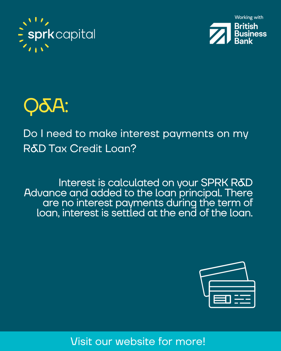 Do you have more questions? 

Check out our FAQ page for more
ow.ly/pejt50XkmeJ 

#SPRKCapital #InnovationFunding #BusinessGrowth #NonDilutiveFinance #RDTaxCredits #GrantFunding