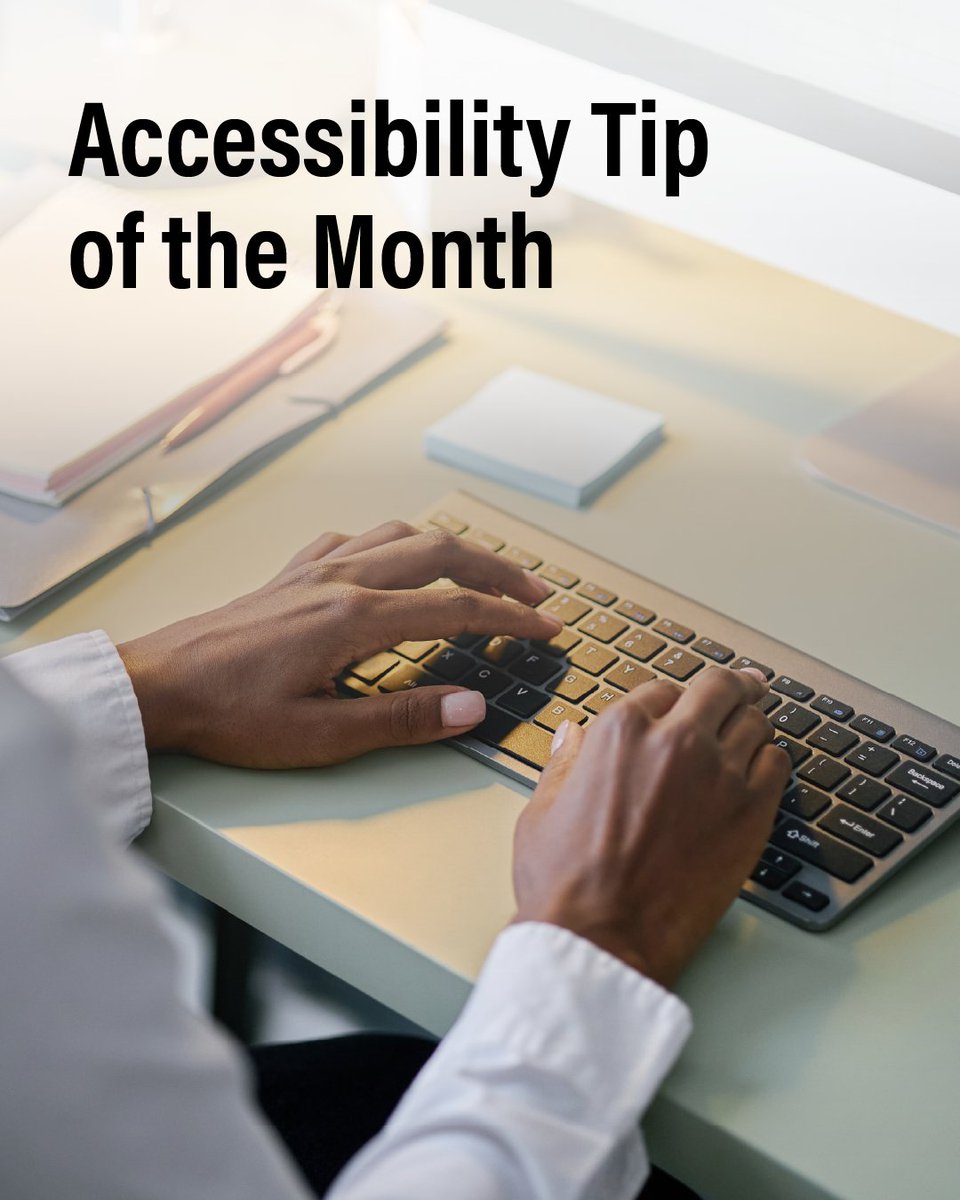 PurdueLibraries's tweet image. Accessibility Tip of the Month: Use Descriptive Link Text

Vague links such as “click here”can be confusing and provide little clickable space for users. Descriptive link text tells users exactly where a link will take them. 
View the guide: hubs.la/Q03SNmVy0