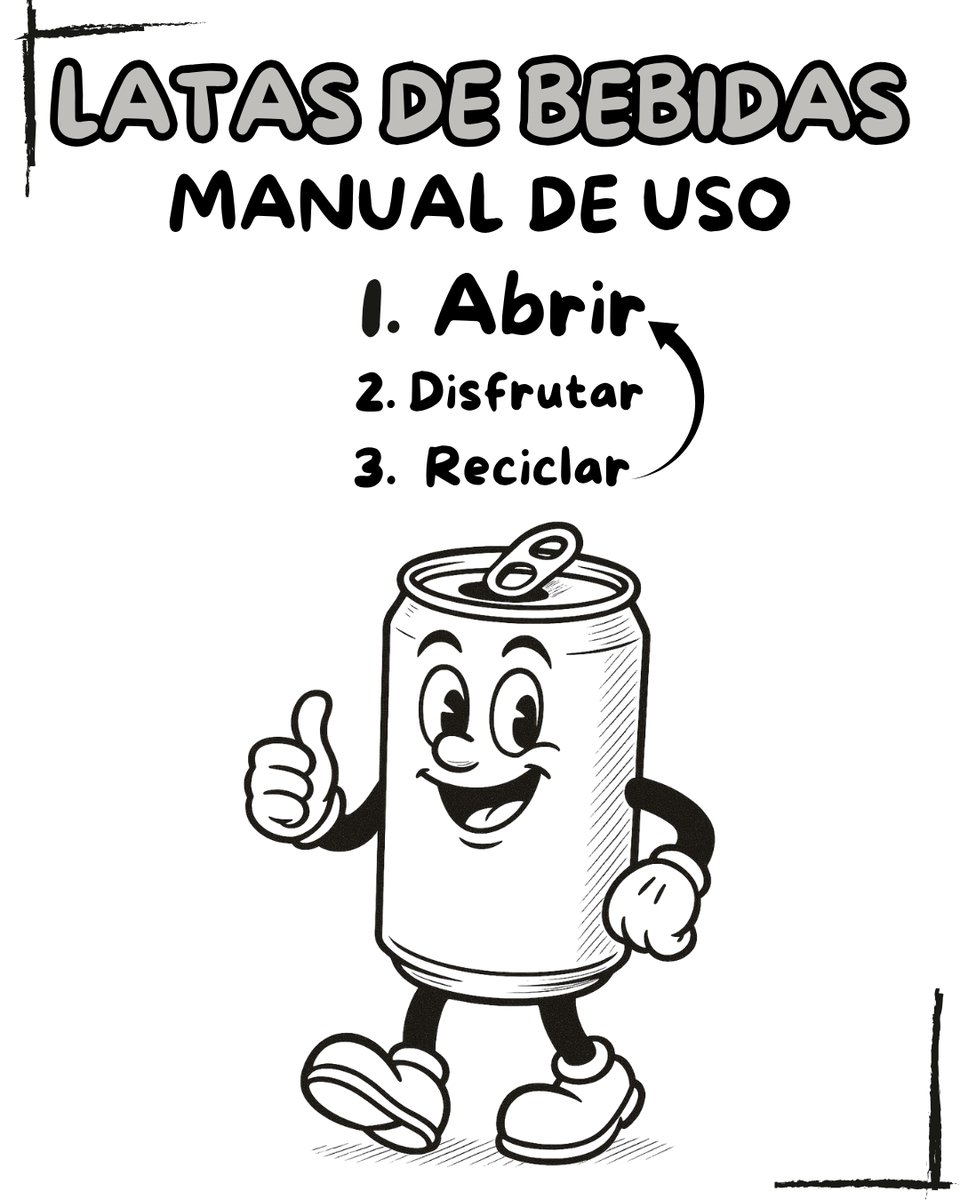No hay mejor ejemplo de #usabilidad que la #LatadeBebidas.

Sin manual, sin tutorial, sin complicaciones: abrir, disfrutar, reciclar. ♻️

#ReciclajeCircular #DiseñoSostenible