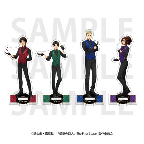 ☆新着☆ 【『進撃の巨人』 カジノディーラー】 アクリルスタンド 缶