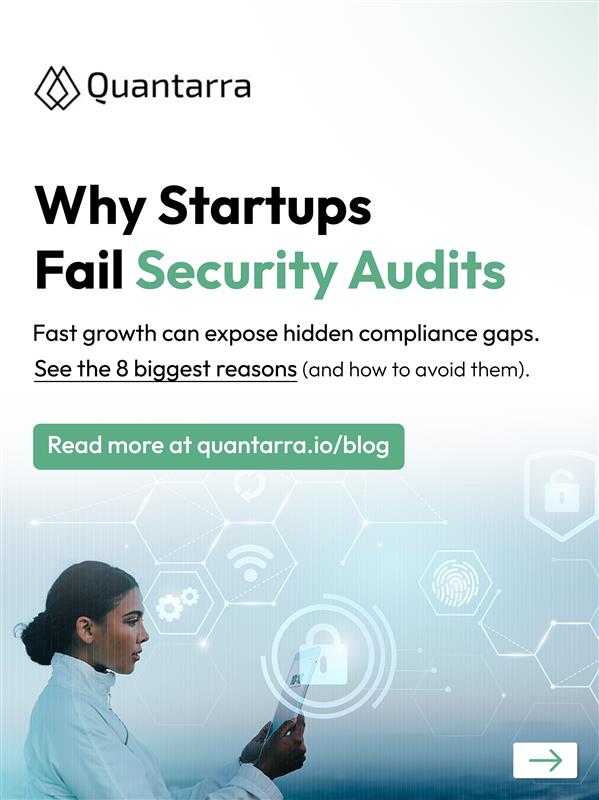 quantarra_io's tweet image. Startups rarely fail audits from recklessness — they fail because growth outpaces compliance.
Learn the 8 most common audit mistakes &amp;amp; how automation + AI help you avoid them.
🔗 quantarra.io/blog/top-8-rea…
#StartupSecurity #Quantarra