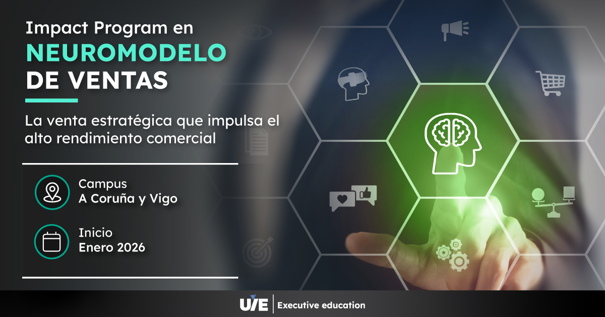 🧠Integra la #neurociencia en tu estrategia comercial y multiplica resultados.

Nuevo Impact Program en Neuromodelo de Ventas de @uieuniversidad.

✅ Conecta y comunica con impacto.
📍 A Coruña / Vigo.
🗓️ Enero 2026.

Info: uie.edu/executive/impa…

#FormaciónEjecutiva #UIE