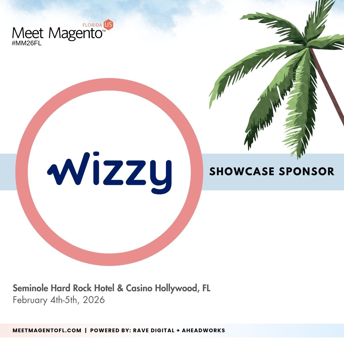 ⭐ Wizzy AI (<a href="/WizzyAi/">Wizzy.ai</a>) Joins #MM26FL as a Showcase Sponsor! ⭐

🎟️ Get Ready for #MM26FL!

Unlock 2 days of eCommerce innovation, learning, and connections that move your business forward.👉 bit.ly/buy-mm26fl-pas….

<a href="/ravedigitalus/">Rave Digital</a> + <a href="/Aheadworks/">Aheadworks</a>

#RaveDigital #Aheadworks #WizzyAI