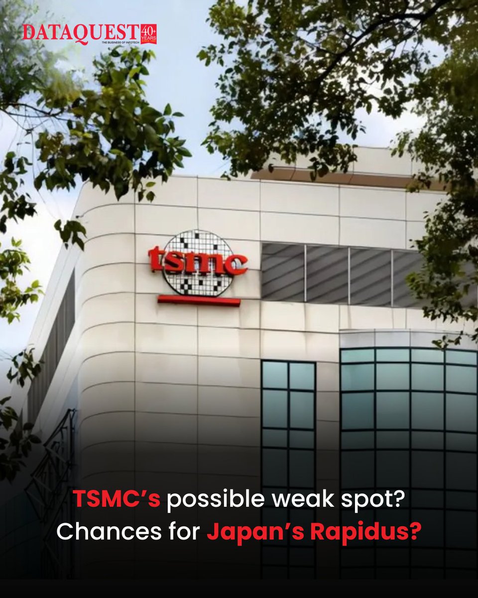 dataquestindia's tweet image. As per some reports, bureaucratic tendencies are starting to take hold, and that gradual shift in culture, that could open the door for Rapidus in future

Read more: dqindia.com/esdm/tsmcs-pos…

#DAataquest #TSMC #japan #rapidus #semiconductor