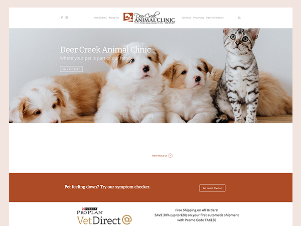myheartcreative's tweet image. Check out this #beforeandafter of the website we designed for our friends at Deer Creek Animal Clinic! 🖥️🐾

Ready to transform your website? Get in touch with us ❤️ myheartcreative.com/contact/

#Veterinarian #Website #myheartcreative