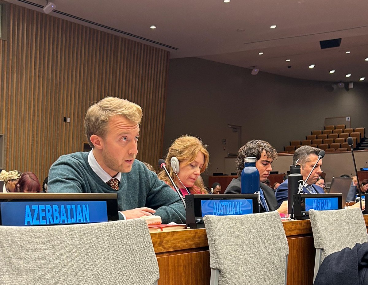 AustriaUN's tweet photo. 🇦🇹 Austria underscores the vital role of @UN Special Political Missions in sustaining #peace. Their success hinges on early political engagement, close coordination with #security actors, and strong support for #inclusive, nationally owned processes.
#4thCommittee #UNGA80 https://t.co/JZs14EE8uE