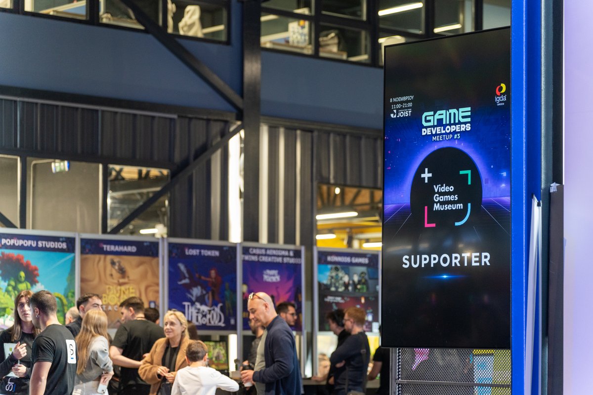 videogamesmuseu's tweet image. Το Video Games Museum Υποστηρικτής του Game Developers Meetup #3

Το Game Developers Meetup, η σημαντικότερη ετήσια συνάντηση της ελληνικής βιομηχανίας βιντεοπαιχνιδιών, ολοκληρώθηκε με μεγάλη επιτυχία  στη Λάρισα.

videogamesmuseum.org/gr/press-relea…

#gamedevelopers #videogamesmuseum