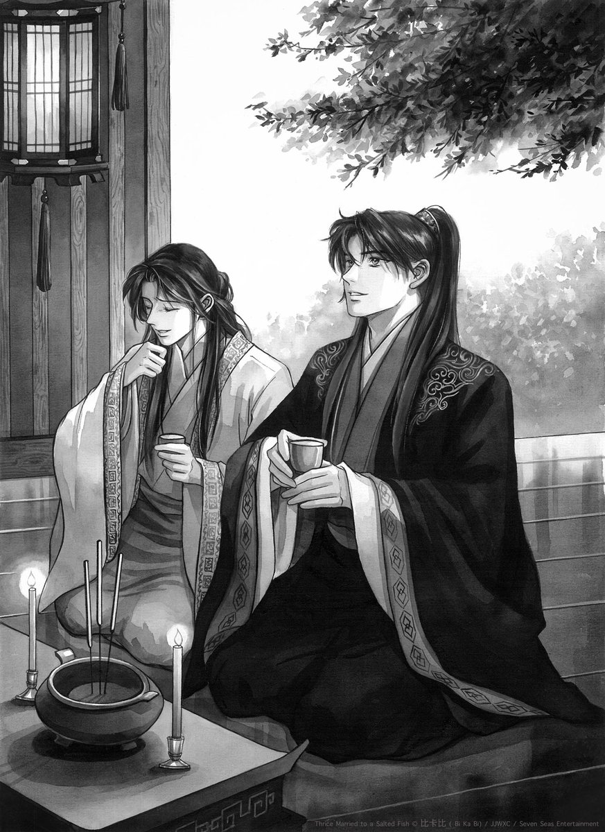 Interior artwork for Thrice Married to a Salted Fish Vol.1 written by 比卡比（Bi Ka Bi) and published by <a href="/gomanga/">Seven Seas Entertainment</a> 
#SevenSeasDanmei

#三嫁咸鱼 #saltedsnake #MTSF #thricemarriedtoasaltedfish