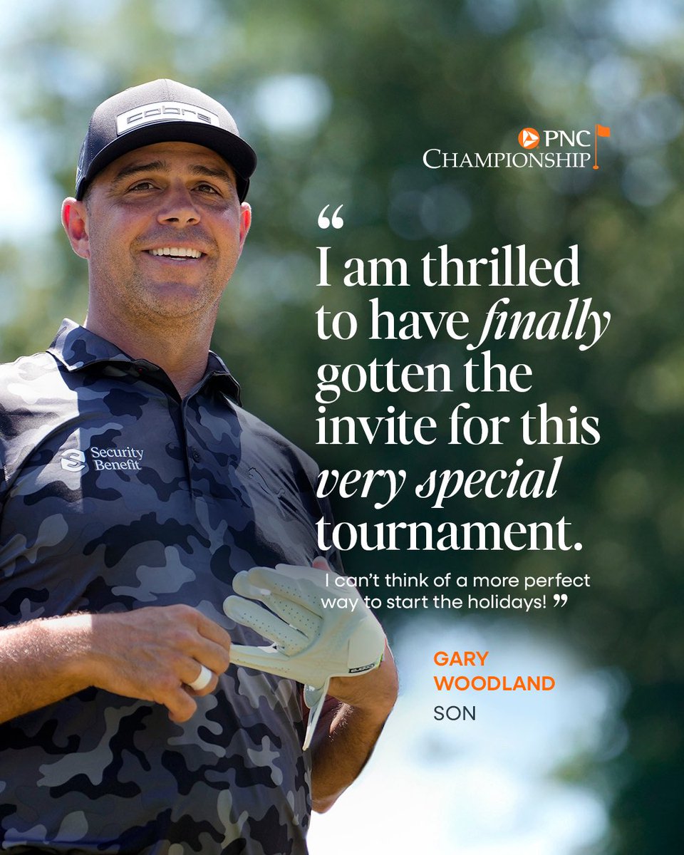 PNCchampionship's tweet image. Welcome to your perfect holiday @GaryWoodland! 

🎟️ bit.ly/42zrDpS