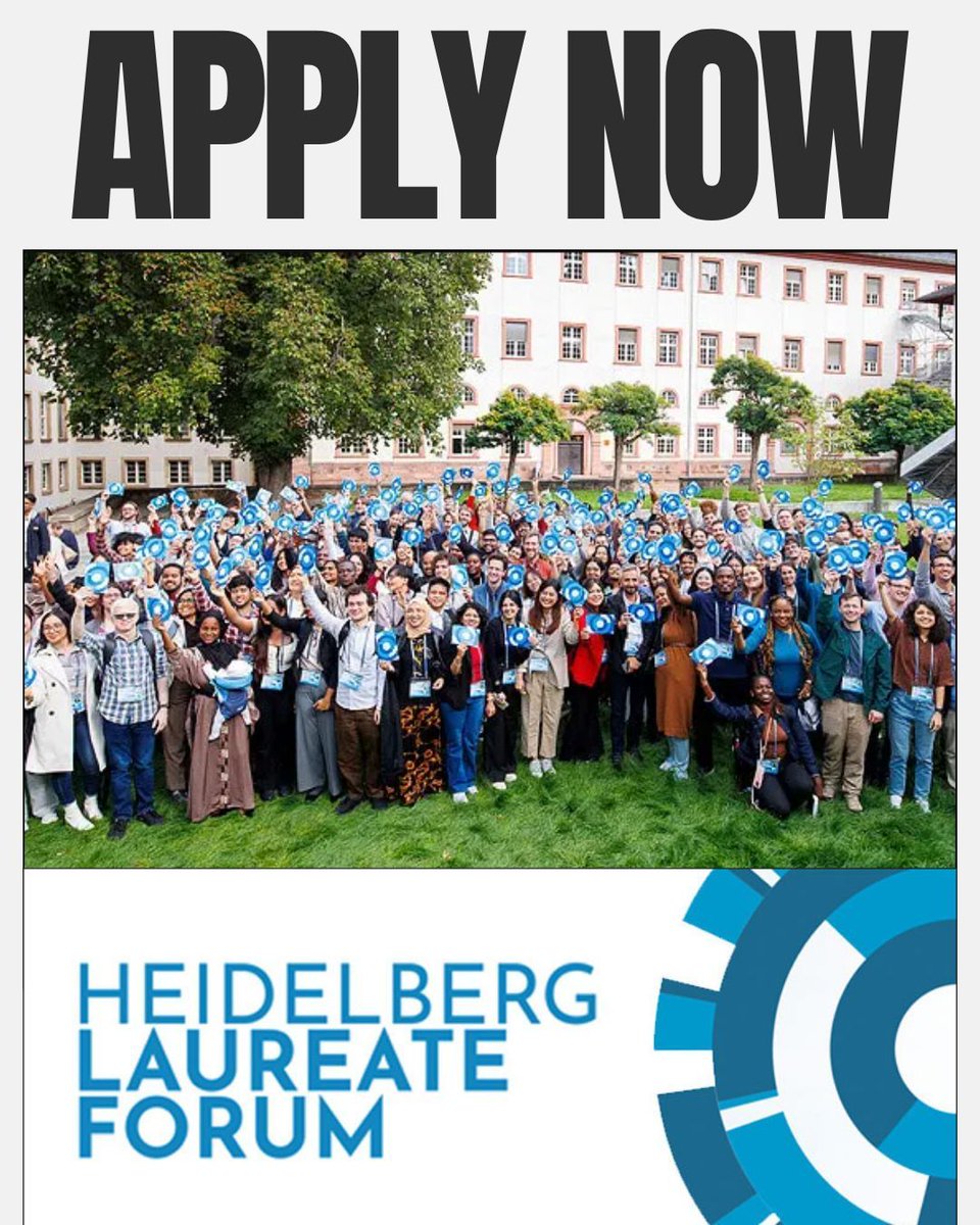 TheOfficialACM's tweet image. 🚀 Young Researchers: Apply for the 13th Heidelberg Laureate Forum!
Join 200 top minds in math and computer science to meet Turing Award and Fields Medal laureates in Heidelberg, Germany.

When: Sept 13–18, 2026
Apply by Feb 11, 2026
Email acmhelp@acm.org for ACM code

Learn more…