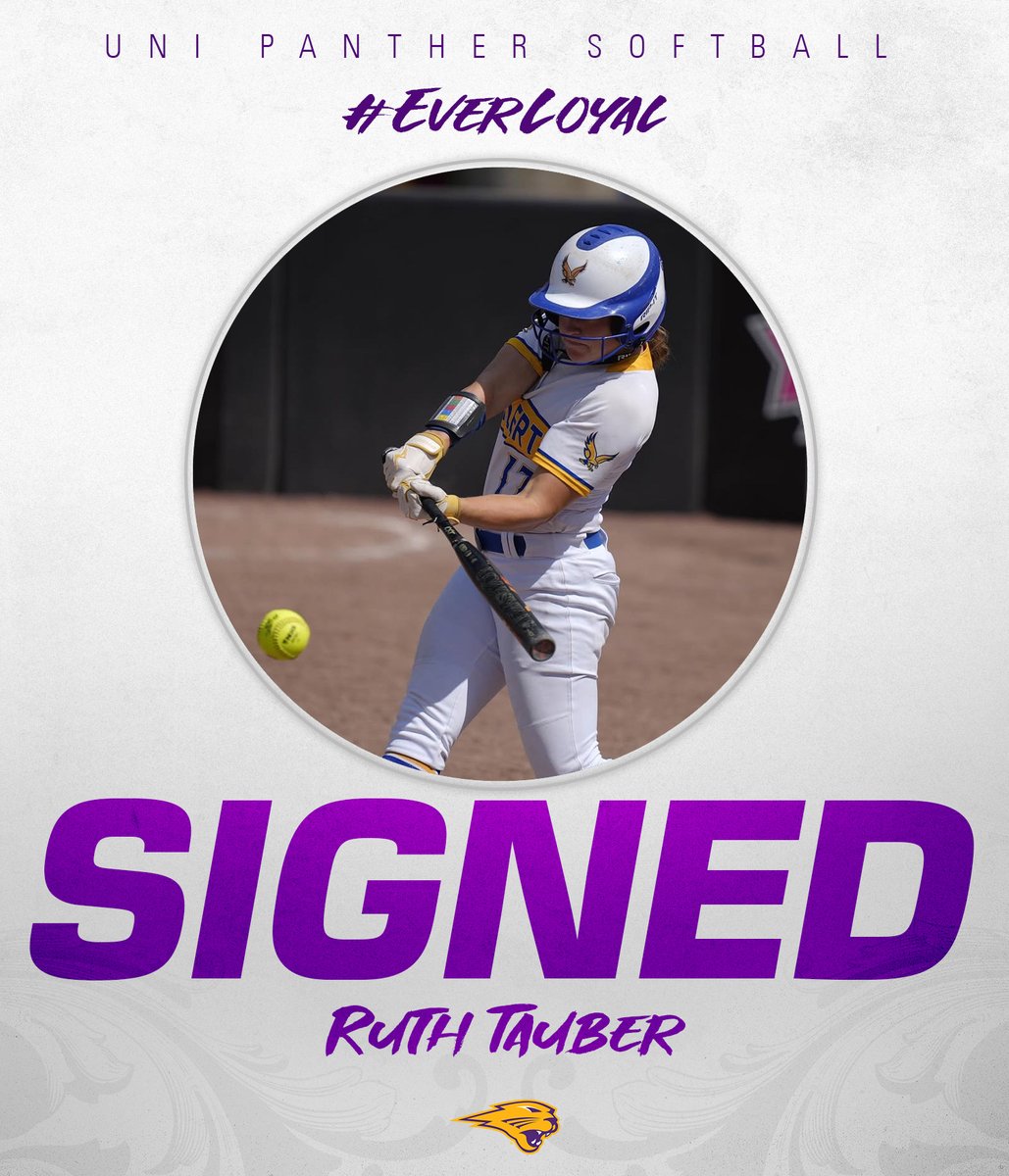 UNISoftball's tweet photo. Good morning Panther fans!!

Our next signee is an outfielder from Wahlert Catholic High School! Welcome to the Panther family Ruth!

#EverLoyal | #1UNI https://t.co/NDg2YPqEy0