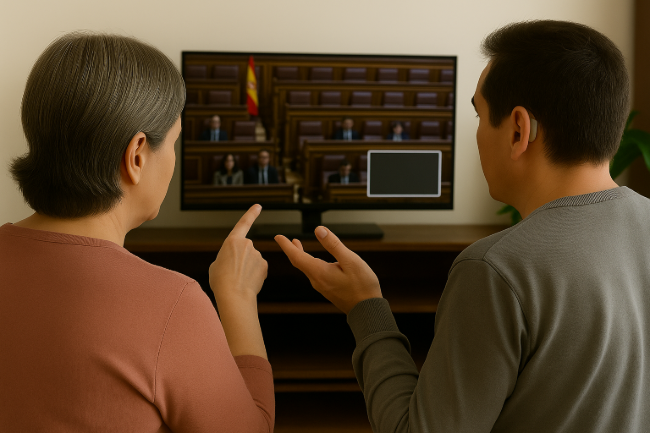 DiariDiscapCat's tweet photo. La CNSE torna a denunciar l'exclusió informativa a la comunitat sorda que fa RTVE #DISCAPACITATAUDITIVA #llenguadesignes #RTVE @CNSEinfo @FESOCAinfo @rtve @signariescoltar 
https://t.co/pI1zPSo4vw https://t.co/9GoGbpUVPX