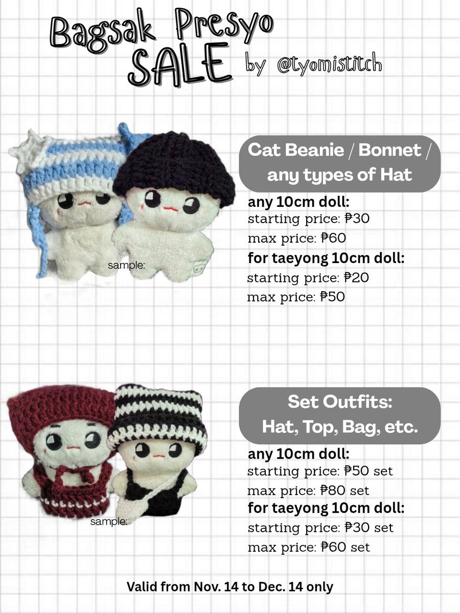 crochet comms sale tweet media